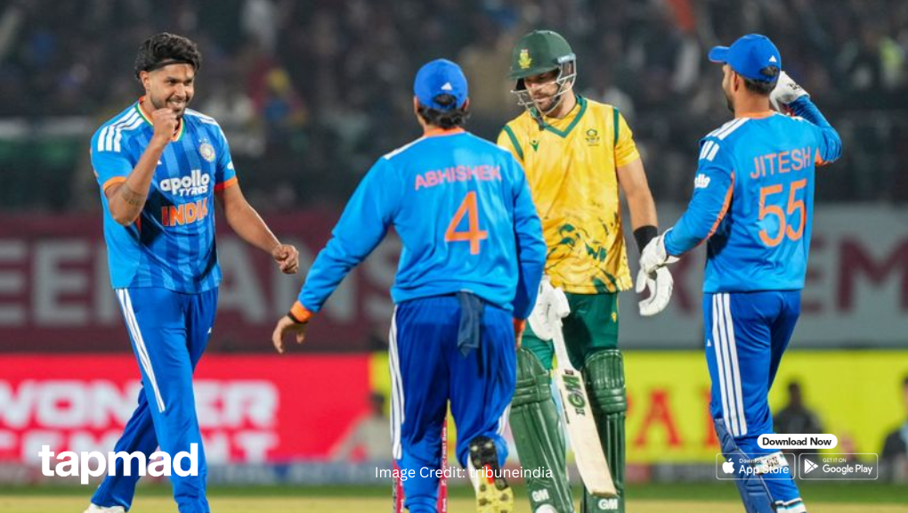 India Dominates South Africa in Dharamshala to Move Ahead 2–1 in T20I Series