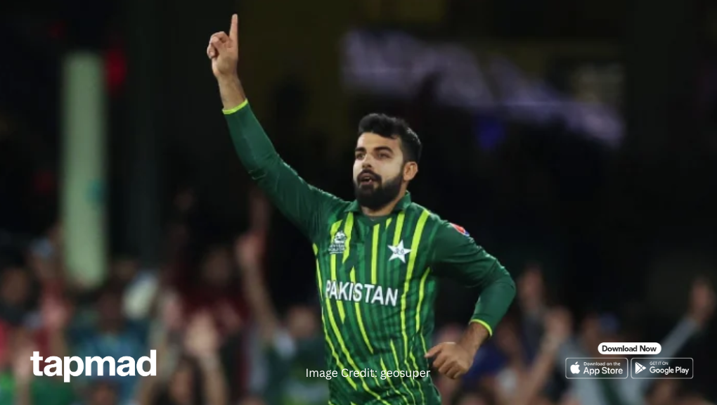 Shadab Khan Returns to Pakistan T20I Squad, Khawaja Nafay Earns Maiden Call-up