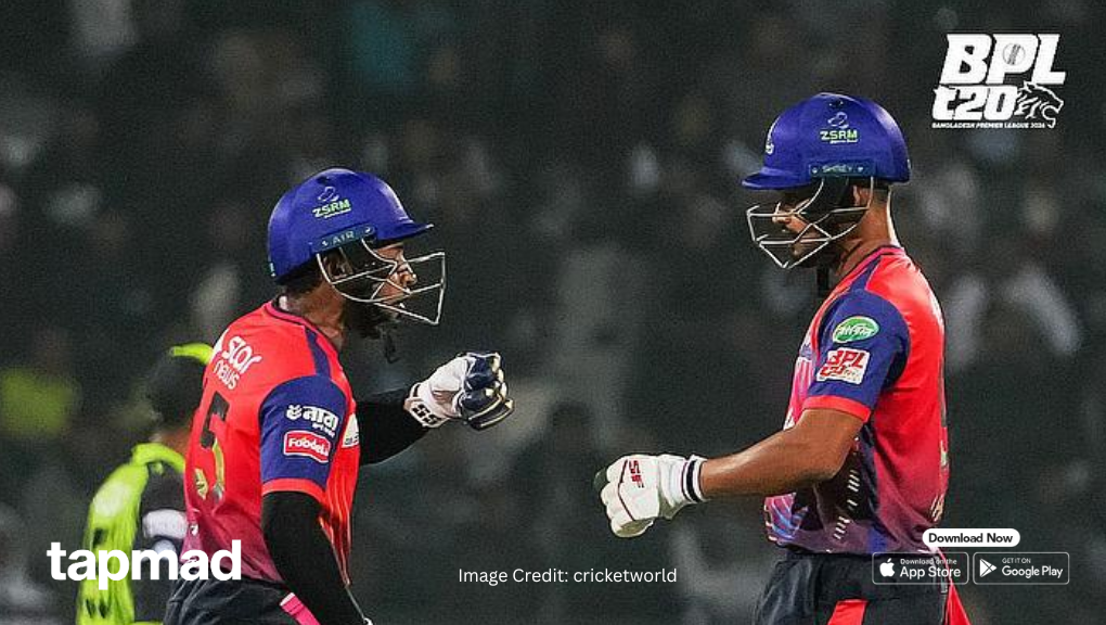 Late Ripon Heroics Steer Rajshahi to Thrilling Super Over Win | tapmad