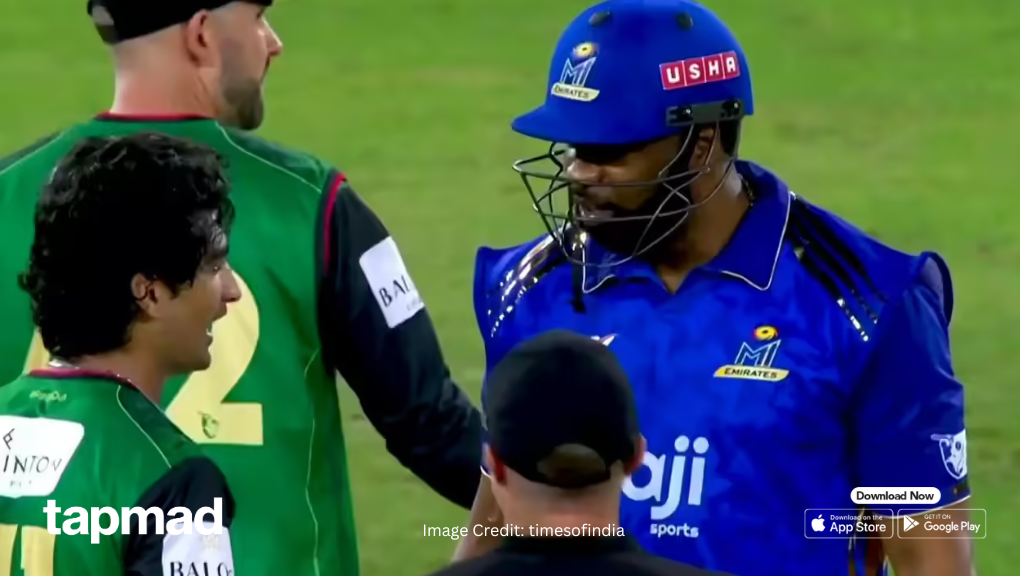 Naseem vs Pollard Moment Sparks Fire in ILT20 Final