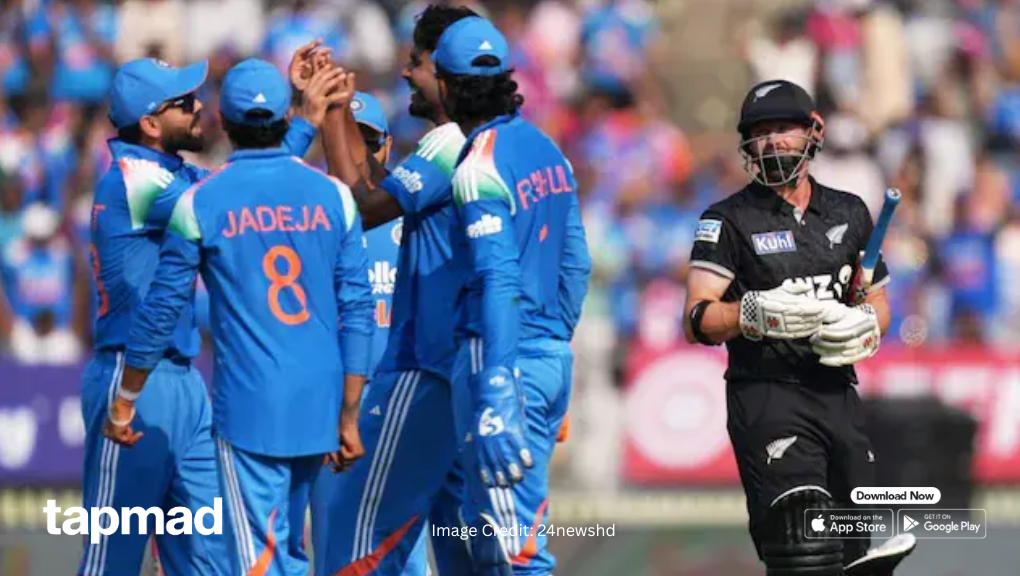 India Beat New Zealand by 4 Wickets in 1st ODI