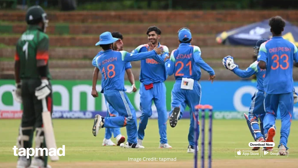India U-19 Beat Bangladesh U-19 in Rain-Affected World Cup Match