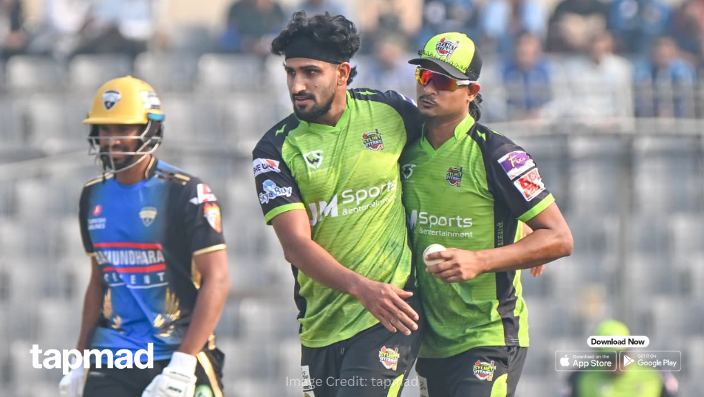 Khaled Ahmed Bowling Masterclass Helps Sylhet Titans Knock Out Rangpur Riders