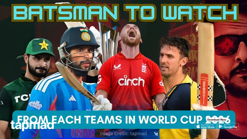 Top 10 Batters to Watch in ICC T20 World Cup 2026