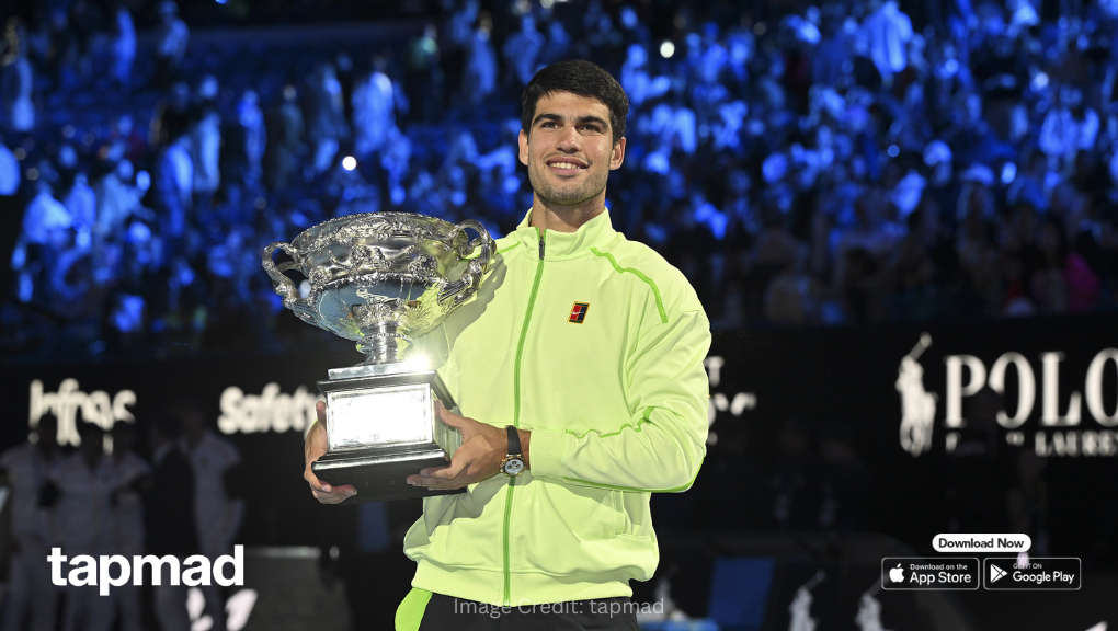 Alcaraz Wins Australian Open, Becomes Youngest Career Grand Slam Champion