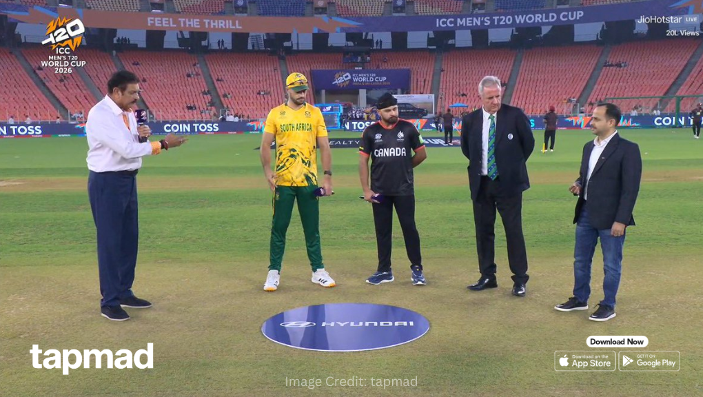 Canada Wins Toss, Elects to Bowl First Against South Africa in T20 World Cup 2026