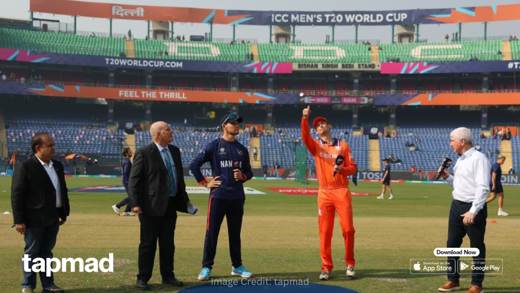Namibia vs Netherlands Toss Update in T20 World Cup | Watch Live on tapmad