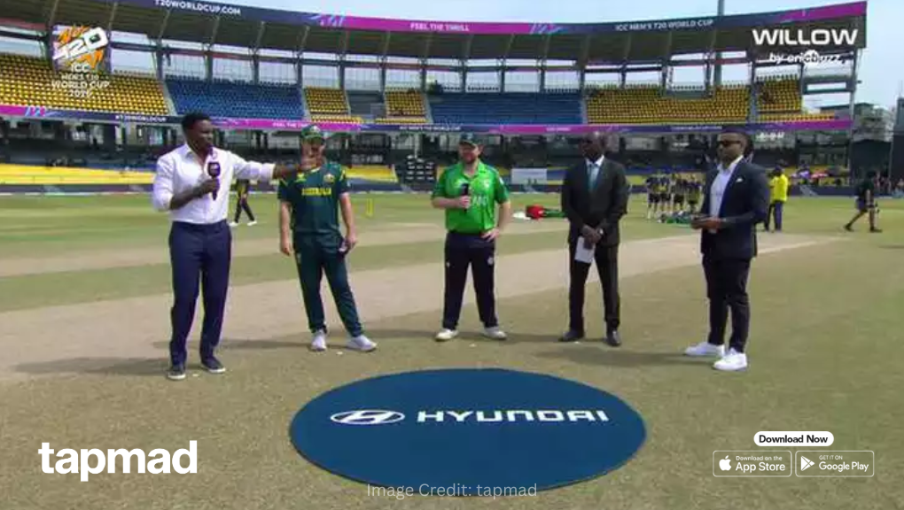 Australia Win Toss, bat first vs Ireland in T20 | Watch Live On tapmad