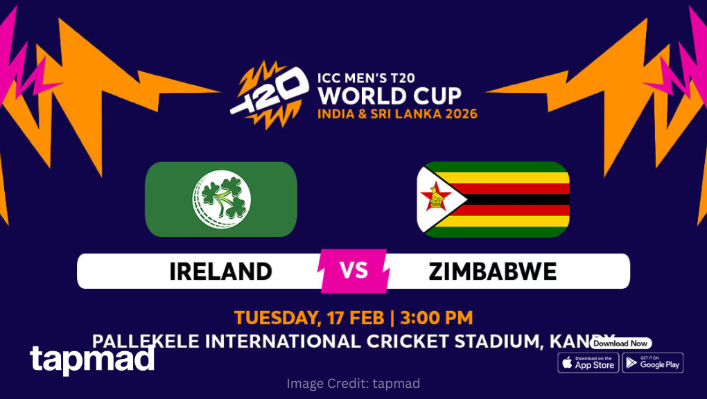 Ireland vs Zimbabwe: ICC Men's T20 World Cup 2026 Match Preview