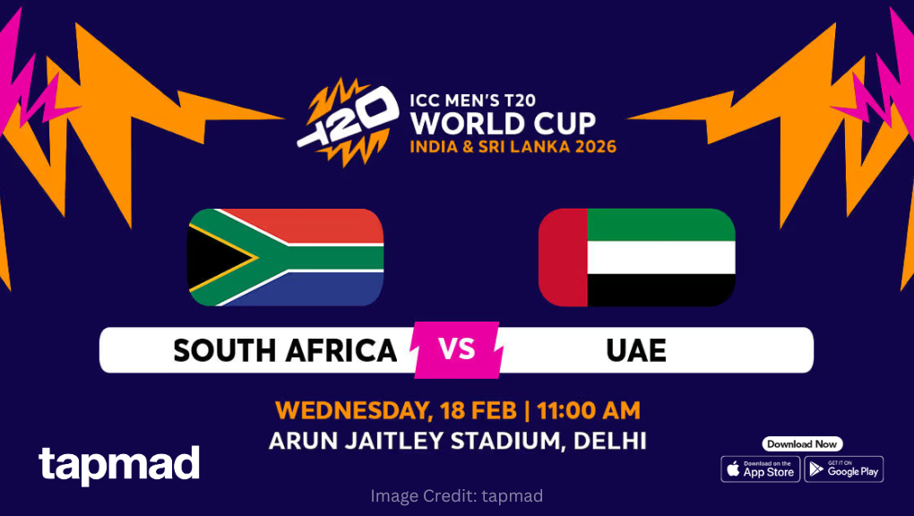 South Africa vs UAE T20 World Cup 2026 Preview, Stats, and Insights