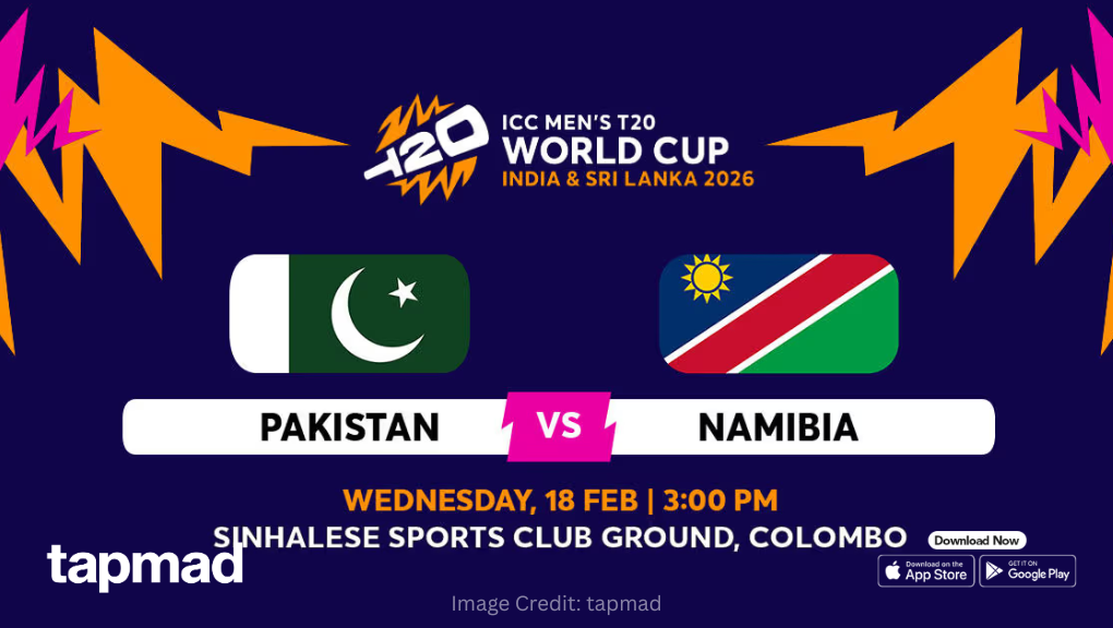 Namibia vs Pakistan T20 World Cup 2026 Preview, Stats, and Insights