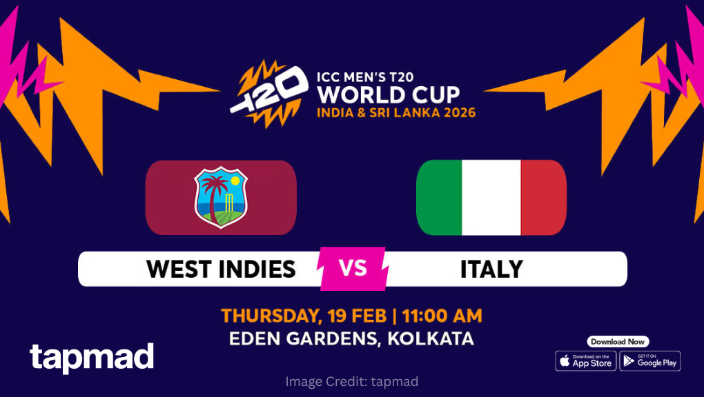 West Indies vs Italy: ICC Men's T20 World Cup 2026 Complete Match Preview