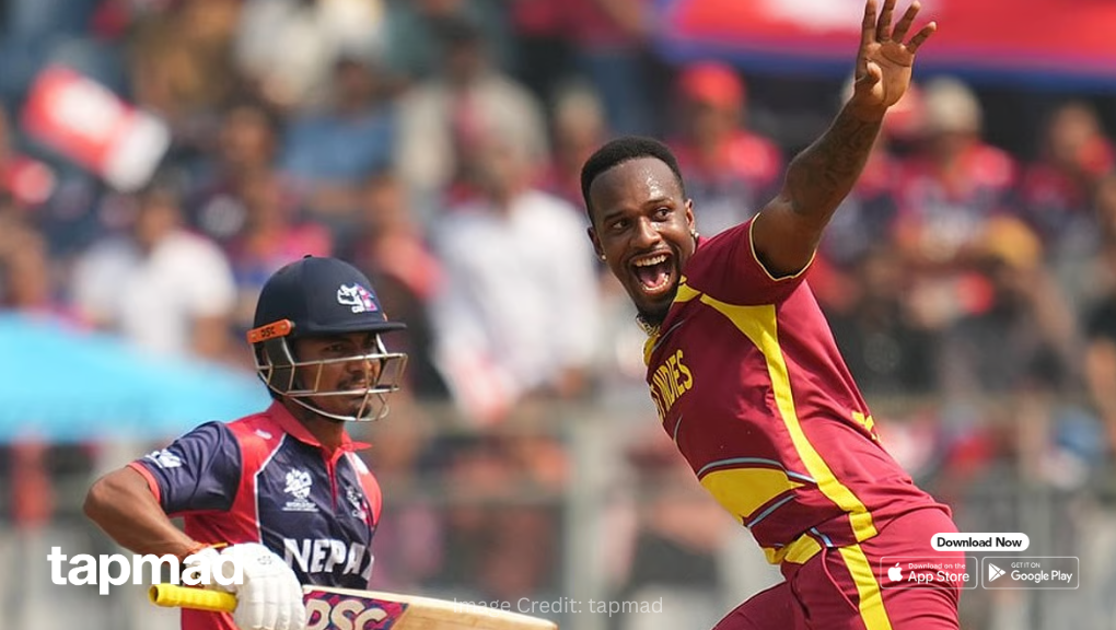 Dipendra Singh Airee Scores 58 but Jason Holder’s 4/27 Restricts Nepal to 133/8 in Nep vs WI
