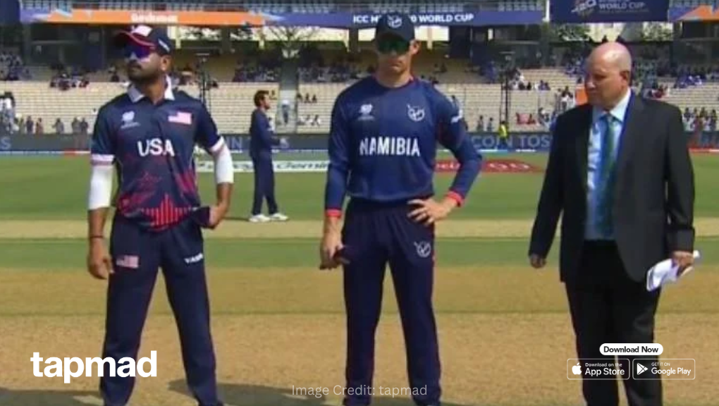 T20 World Cup 2026: USA Win Toss, Elect to Bat First Against Namibia in Chennai