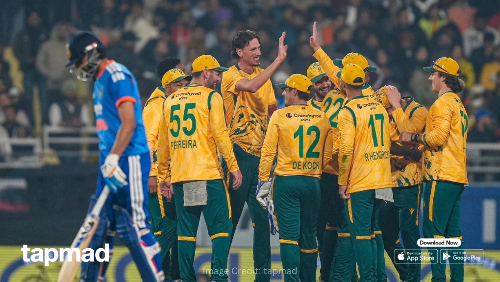 Proteas’ Powerplay Masterclass: India Reeling at 13/2 After 2 Overs