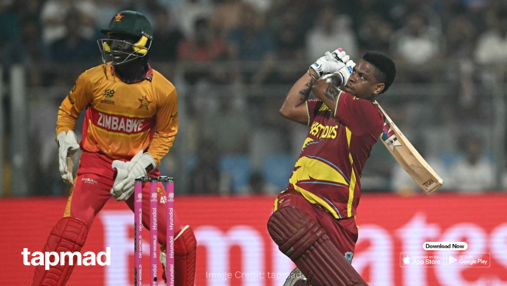 Hetmyer 85 & Powell 59 Power WI to 254/6, Can Zim Chase This Super Eight Total?