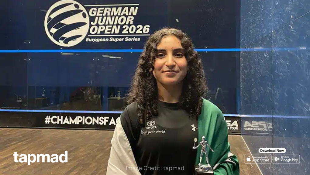 Sehrish Ali Secures Silver at German Junior Open 2026, Marks Eighth International Podium Finish
