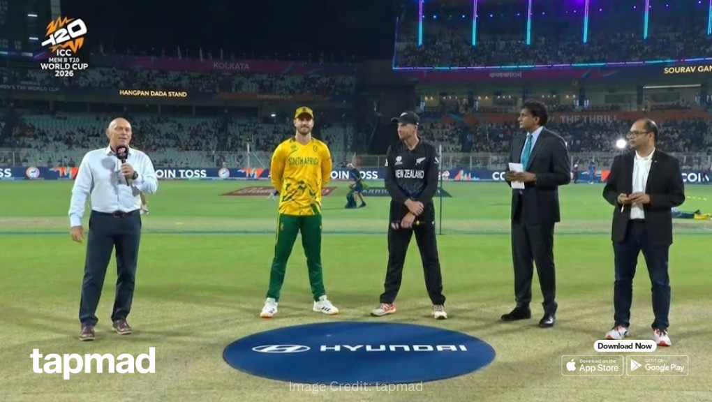 SA vs NZ: New Zealand Wins Toss and Bowls First in 1st Semi Final at Eden Gardens