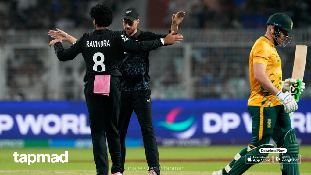 SA vs NZ 1st Semi-Final Live: Brevis and Jansen Keep South Africa in Check at 101/5