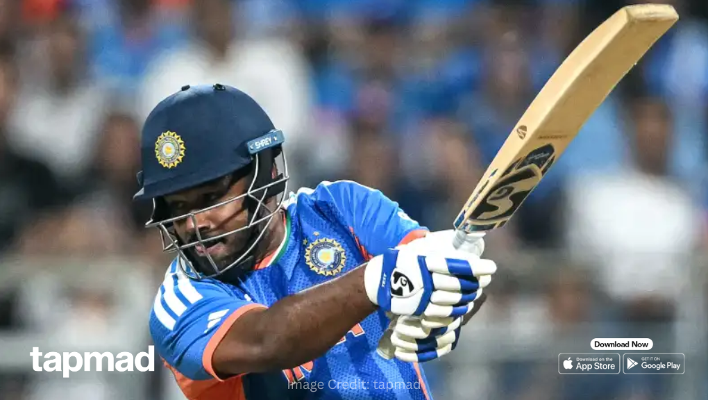Ind vs Eng 2nd Semi-Final Live: Sanju Samson 46* Powers India to 76/1 After Powerplay