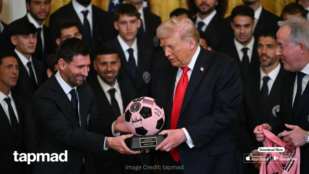 Donald Trump Welcomes Lionel Messi After Inter Miami MLS Cup Triumph