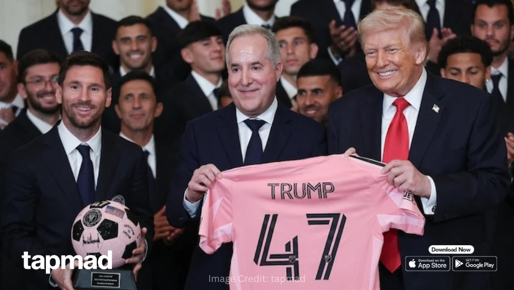 Inter Miami Celebrate MLS Cup Victory at White House with Donald Trump