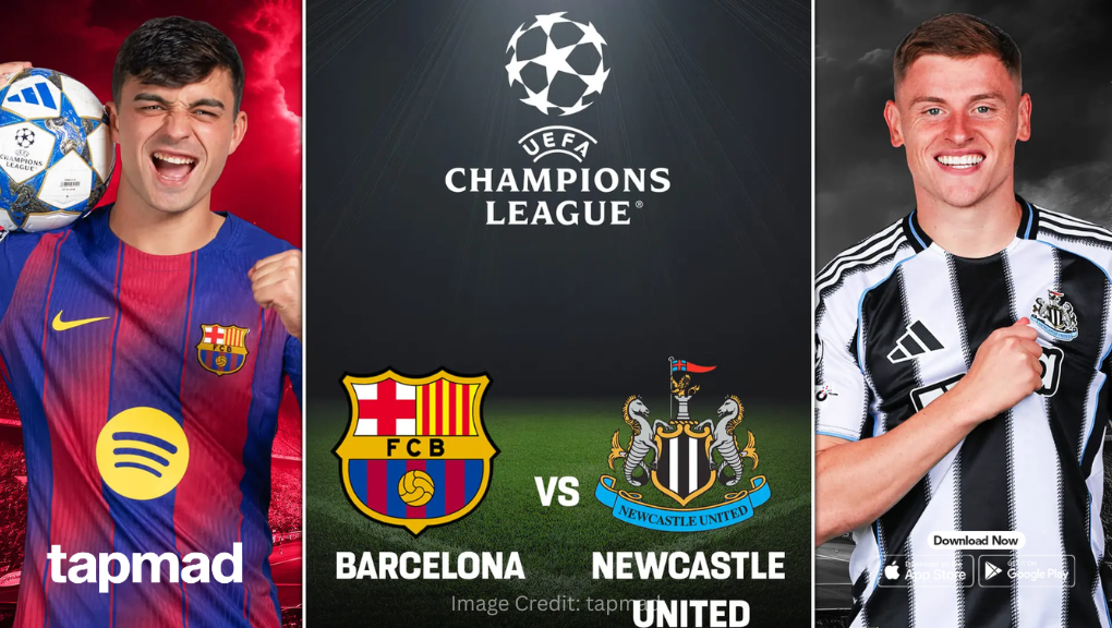Barcelona vs Newcastle – UEFA Champions League 2025-26 Match Preview