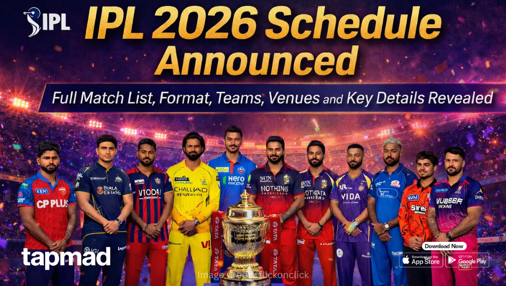 IPL 2026: Complete League Stage Fixtures Confirmed