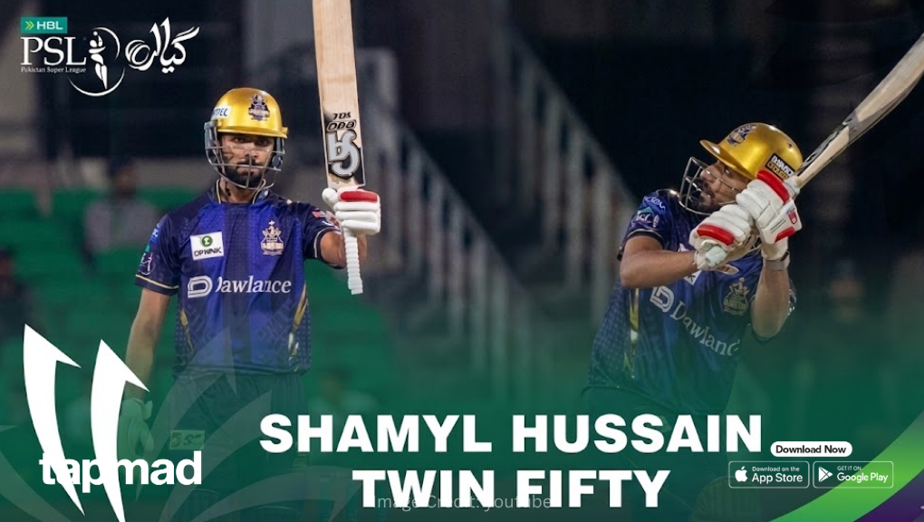 Shamyl and Hasan Hit Twin Fifties to Set 175 Target in Quetta vs Hyderabad Live Thriller
