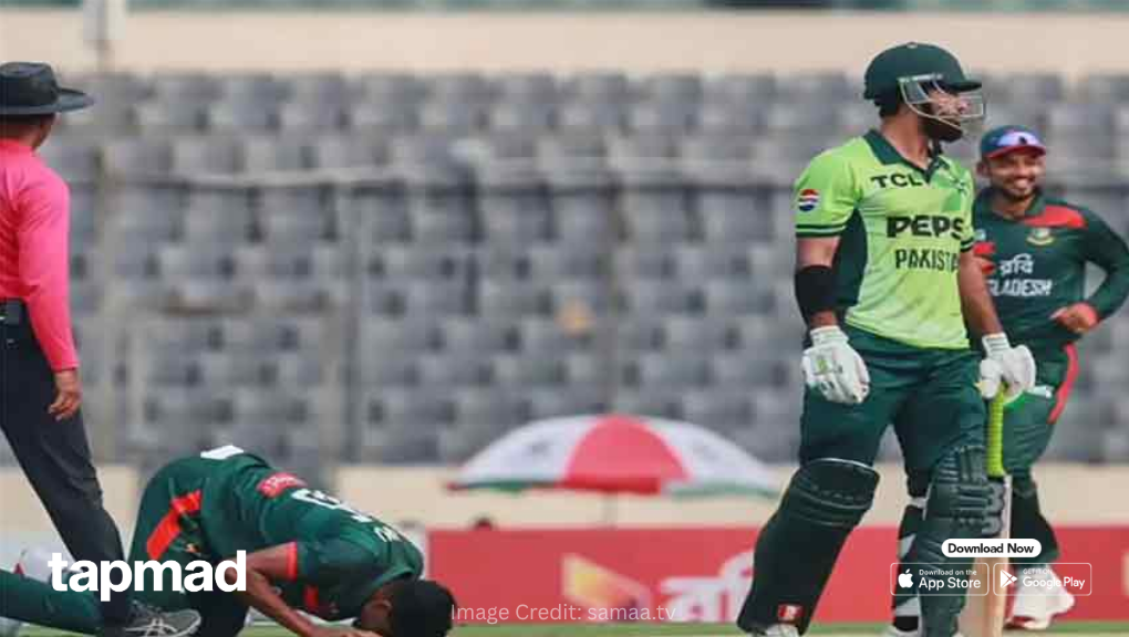 Salman Ali Agha Run Out and Rizwan Wicket Hand Bangladesh Control After Twin Strike