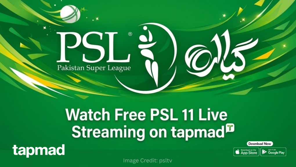 Where to Watch PSL in Nepal? Free PSL Live Streaming in Nepal Now Available on tapmad