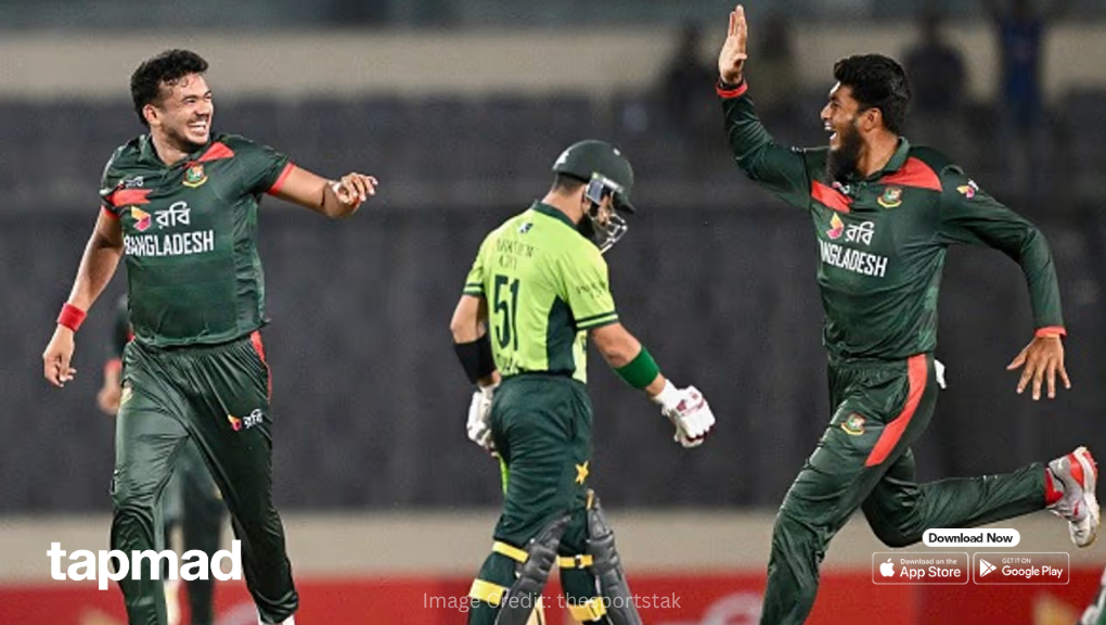 Bangladesh Stumble Early as Pakistan Seizes Advantage in 2nd ODI at Dhaka