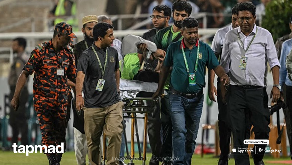 Hussain Talat Taken to Hospital After Injury Scare in Bangladesh vs Pakistan 2nd ODI
