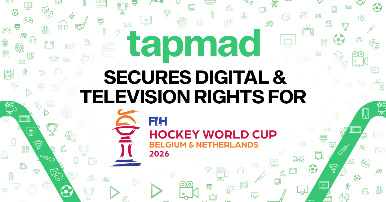 tapmad acquires broadcast rights for FIH Hockey World Cup 2026 in Pakistan
