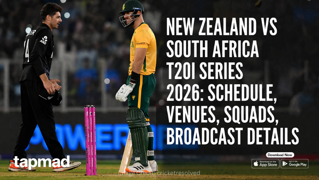 New Zealand vs South Africa Series 2026: Complete Schedule, Venues & Squads
