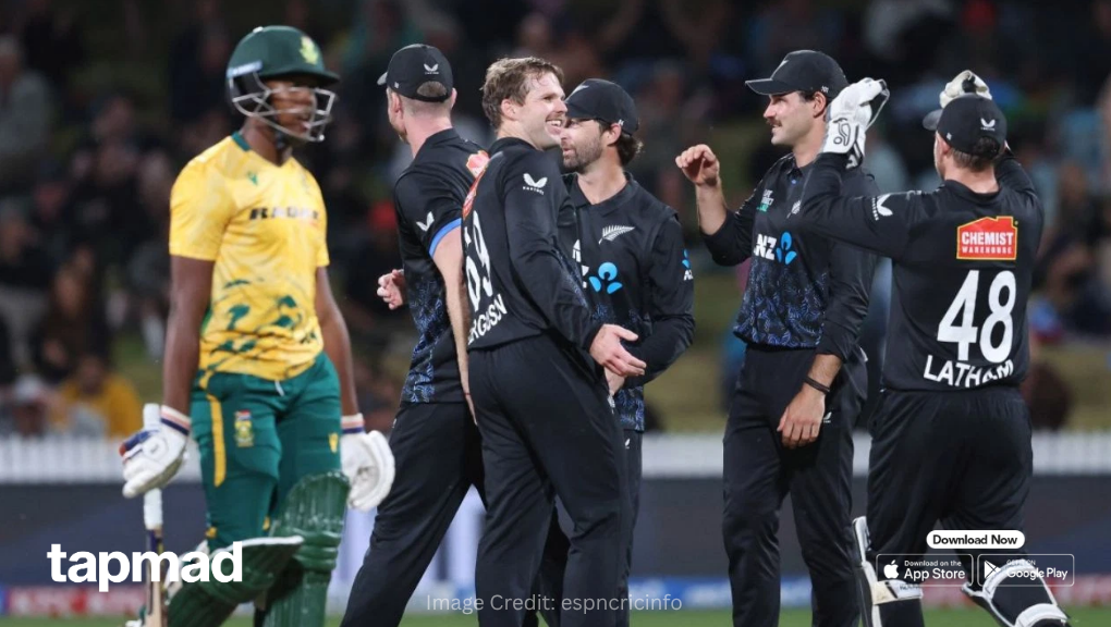 NZ Beat SA in 2nd T20I After Conway and Sears Masterclass Levels Series