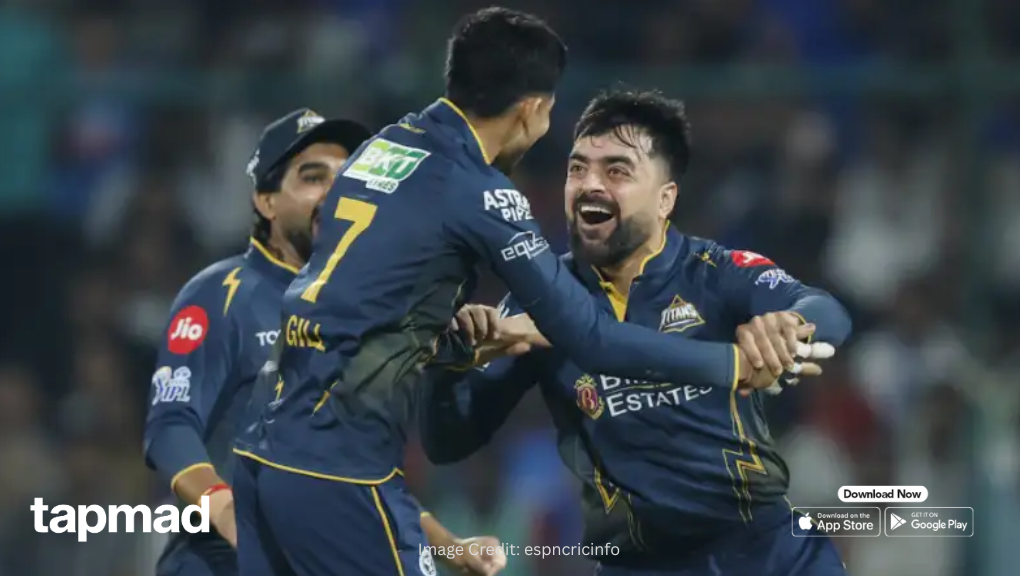 Rashid, Gill and Buttler Guides Gujarat Titans to a Thrilling Win Over Delhi Capitals