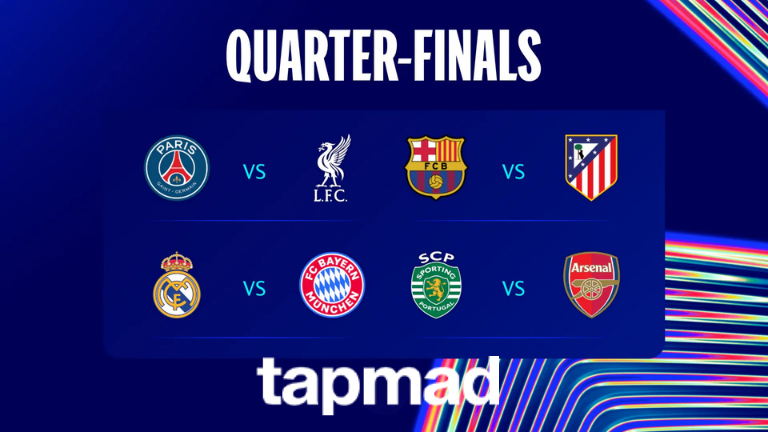 How to Watch UCL Quarter Finals in Pakistan 2025-26 Live on tapmad