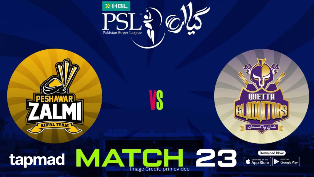 Peshawar Zalmi vs Quetta Gladiators PSL 2026 23rd Match Preview