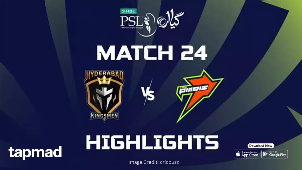 Hyderabad vs Rawalpindiz Highlights: Hunain Shah Stars in 5-Wicket Win