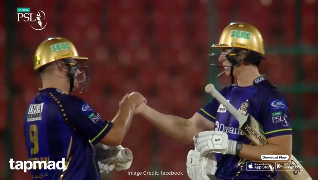 QG Beat LQ by 6 Wickets in PSL 11 2026 as Rossouw & Hasan Nawaz Shine