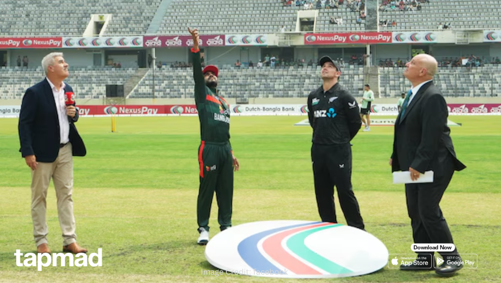 New Zealand Win Toss and Elect to Bat First Against Bangladesh in 2nd ODI