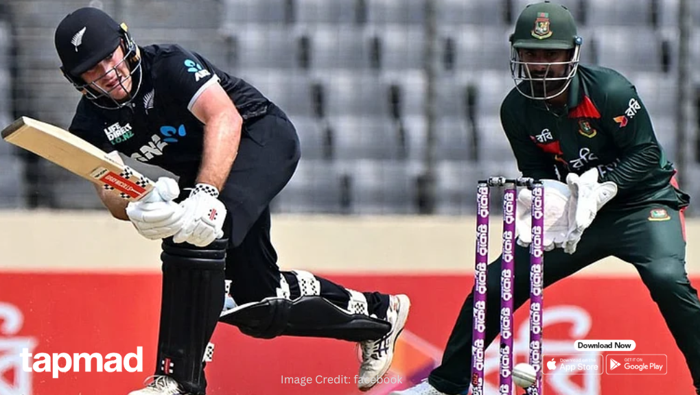 New Zealand Set Competitive Target with Balanced Batting Effort Against Bangladesh