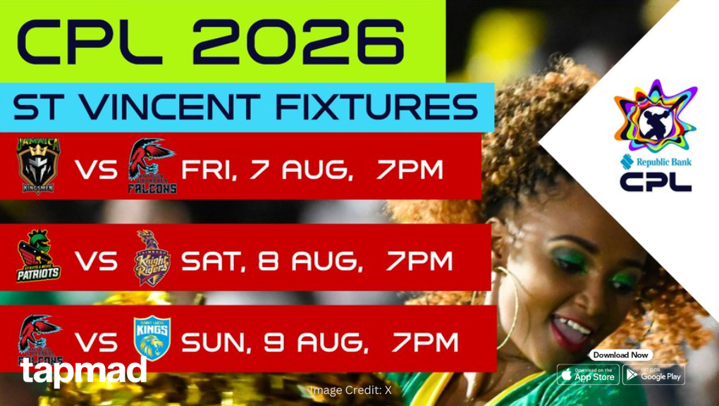 CPL 2026 Schedule Revealed: Expansion to 7 Teams and New Venues Confirmed