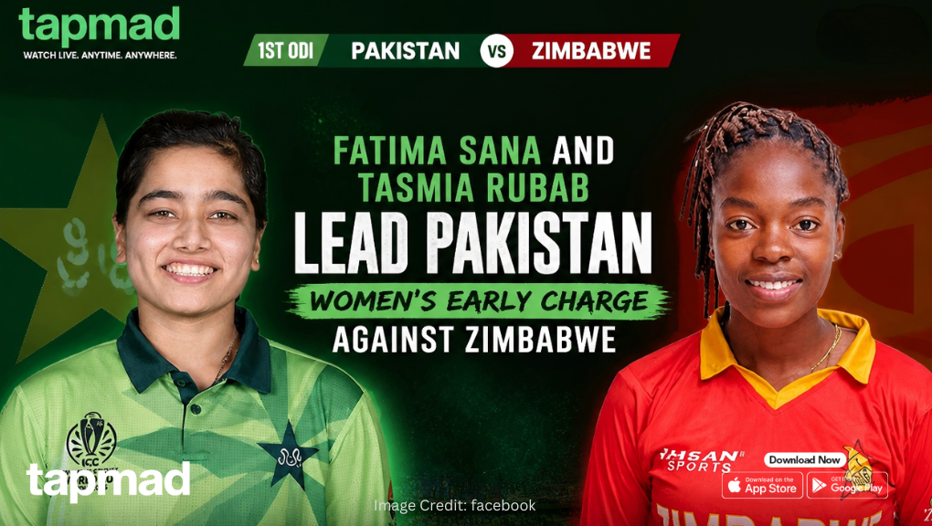 Fatima Sana and Tasmia Rubab Lead Pakistan Women’s Early Charge Against Zimbabwe