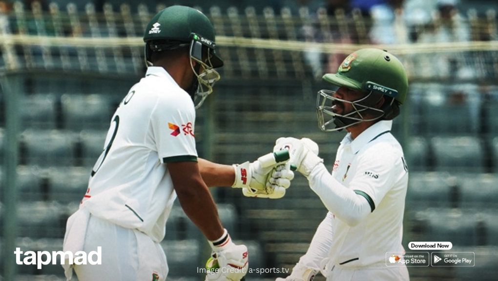 Shanto Leads Bangladesh Fightback on Day 1 | Ban vs Pak 1st Test
