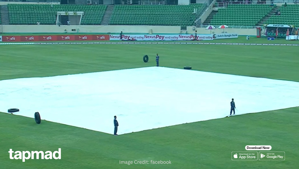 Rain Delay Stops Bangladesh vs Pakistan 1st Test on Day 4