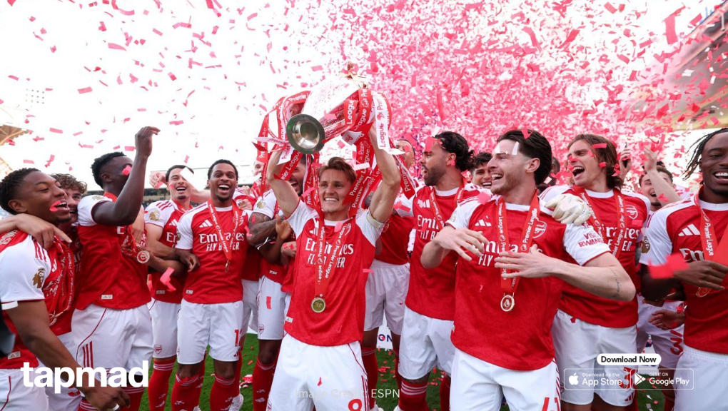 Arsenal Finally Lift Premier League Trophy After 22 Years