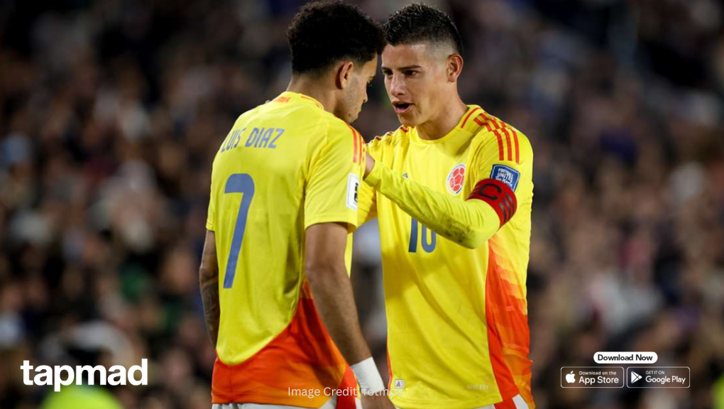 Colombia Name World Cup Squad Led by Captain James Rodriguez and Luis Diaz
