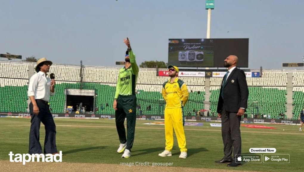 Pakistan Won the Toss and Bowled First Against Australia in 2nd ODI